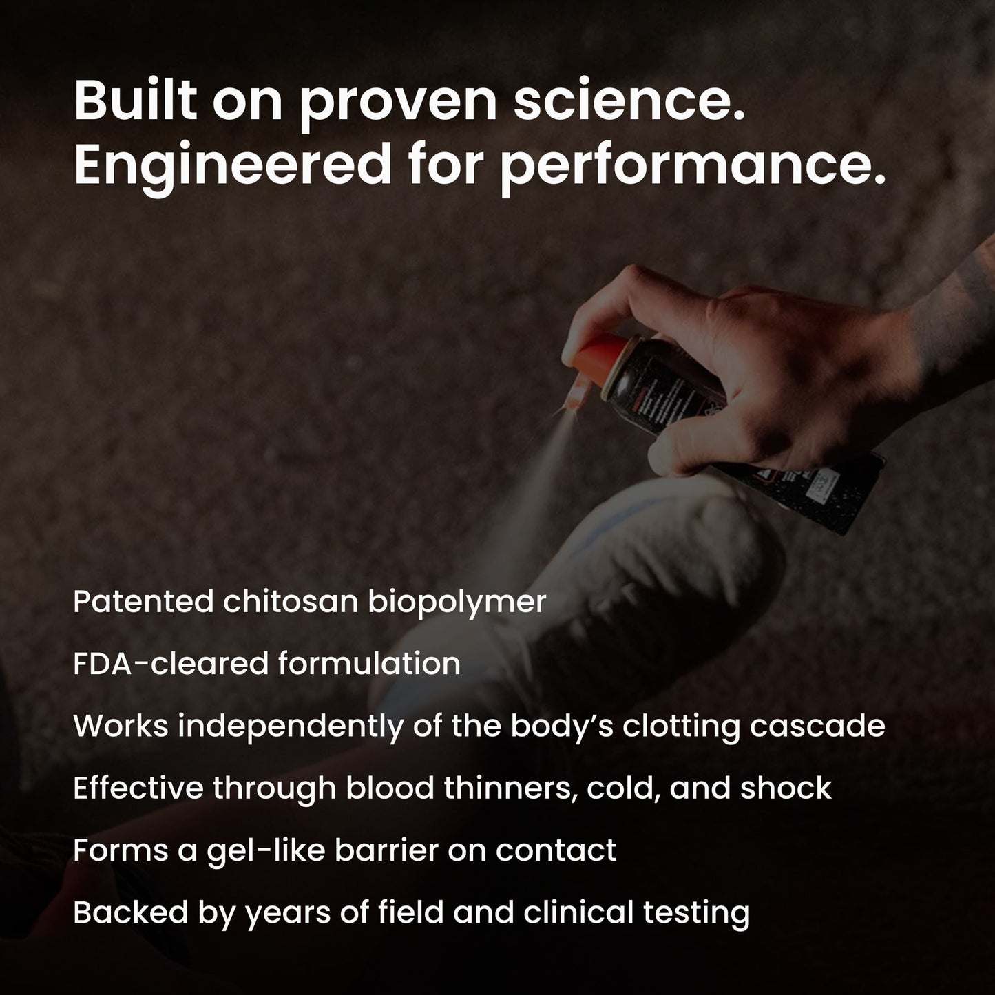 SEAL PRO Hemostatic Spray – Stop Bleeding Fast in Tactical, Police & EMS Emergencies