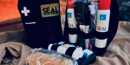 trauma kit with hemostatic agent