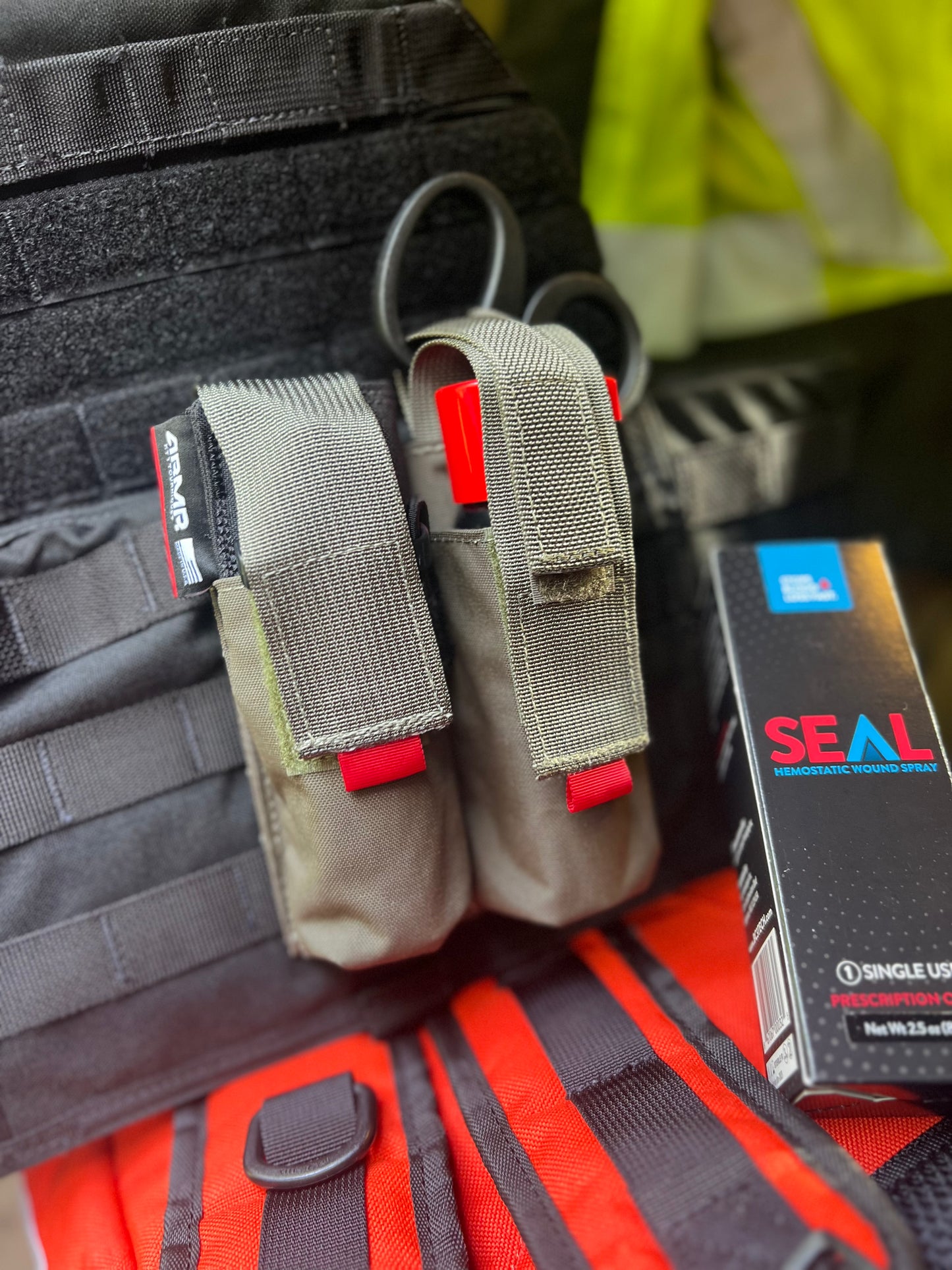 SEAL MOLLE Pouch – Dual – Tactical Bleeding Control with XT1 Tourniquet & Trauma Shears - SEAL Products