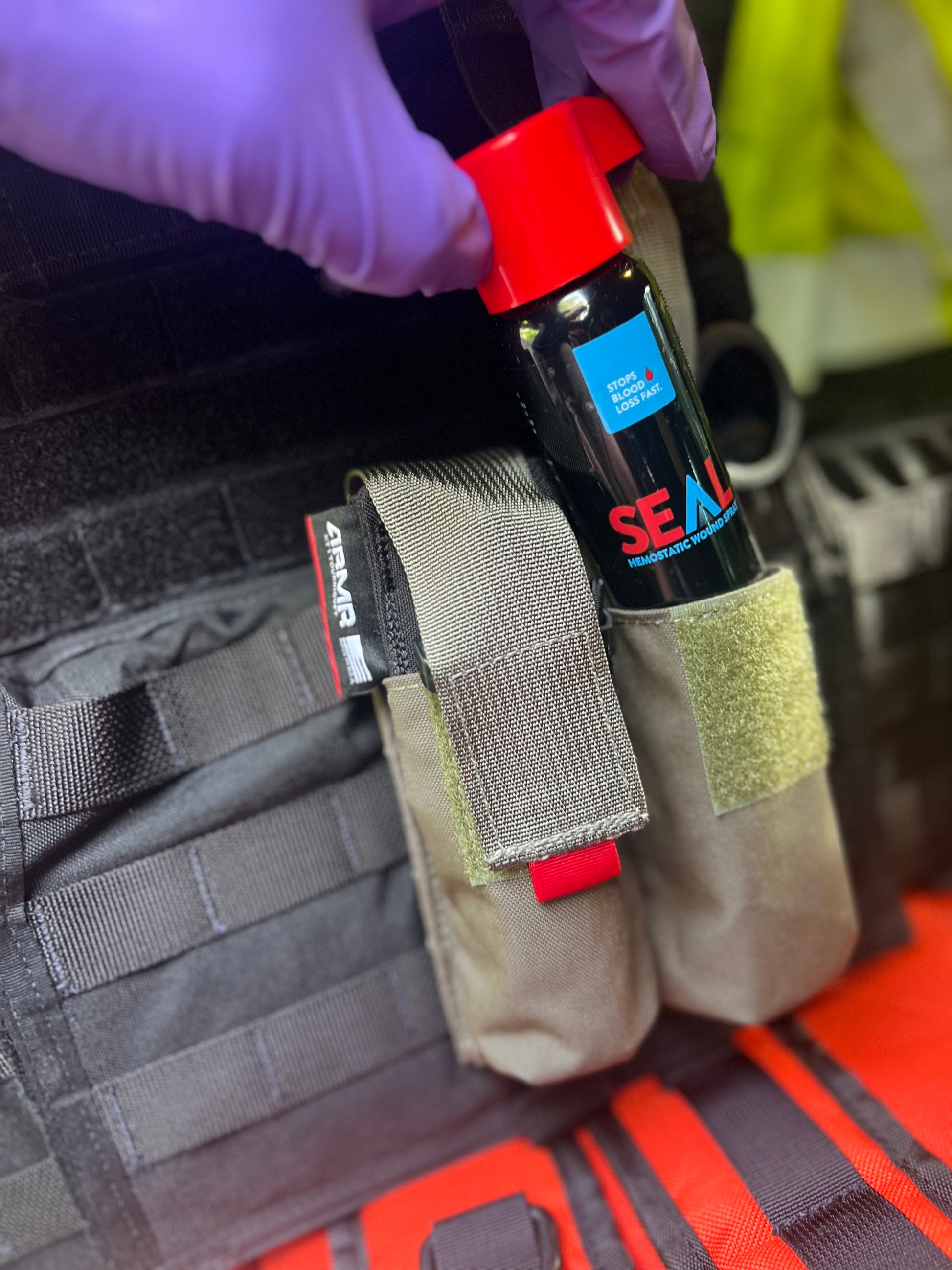 SEAL MOLLE Pouch – Dual – Tactical Bleeding Control with XT1 Tourniquet & Trauma Shears - SEAL Products