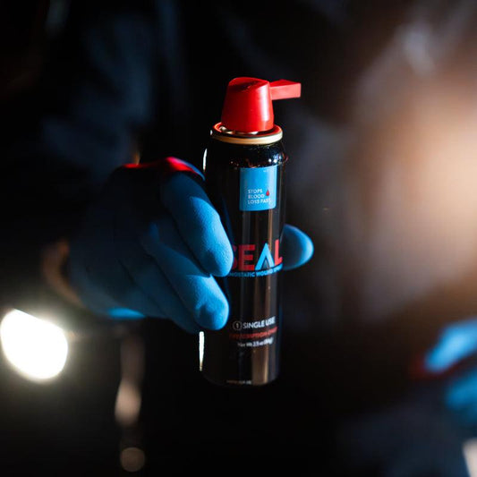 SEAL PRO Hemostatic Spray – Stop Bleeding Fast in Tactical, Police & EMS Emergencies - SEAL Products